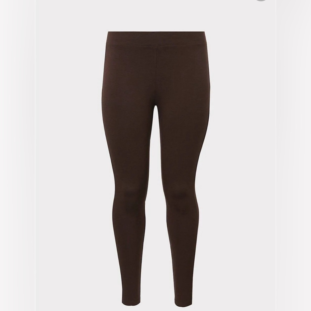 Torrid plus size leggings 3x brown chocolate good condition